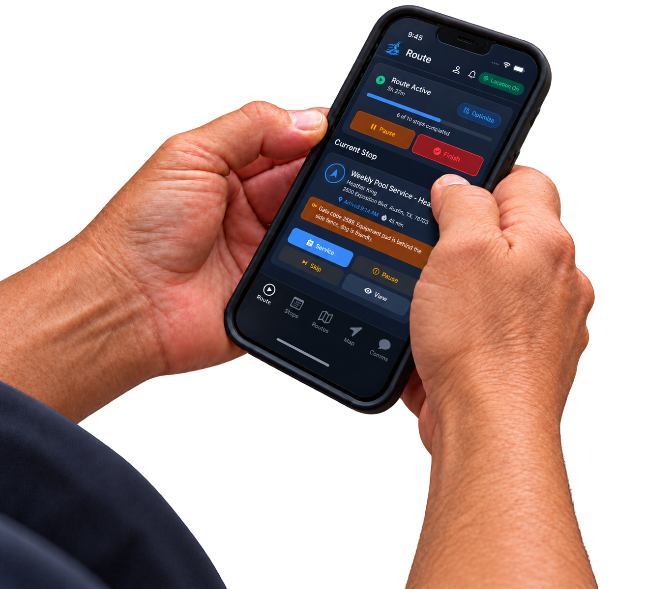 Pool Pro Florida digital pool service reports